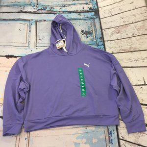 Puma Hoodie Size Extra Large Pullover Purple Women's with Puma Logo